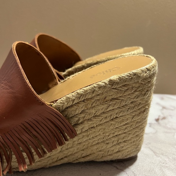Chloe Tan Wedges - Picture 8 of 12